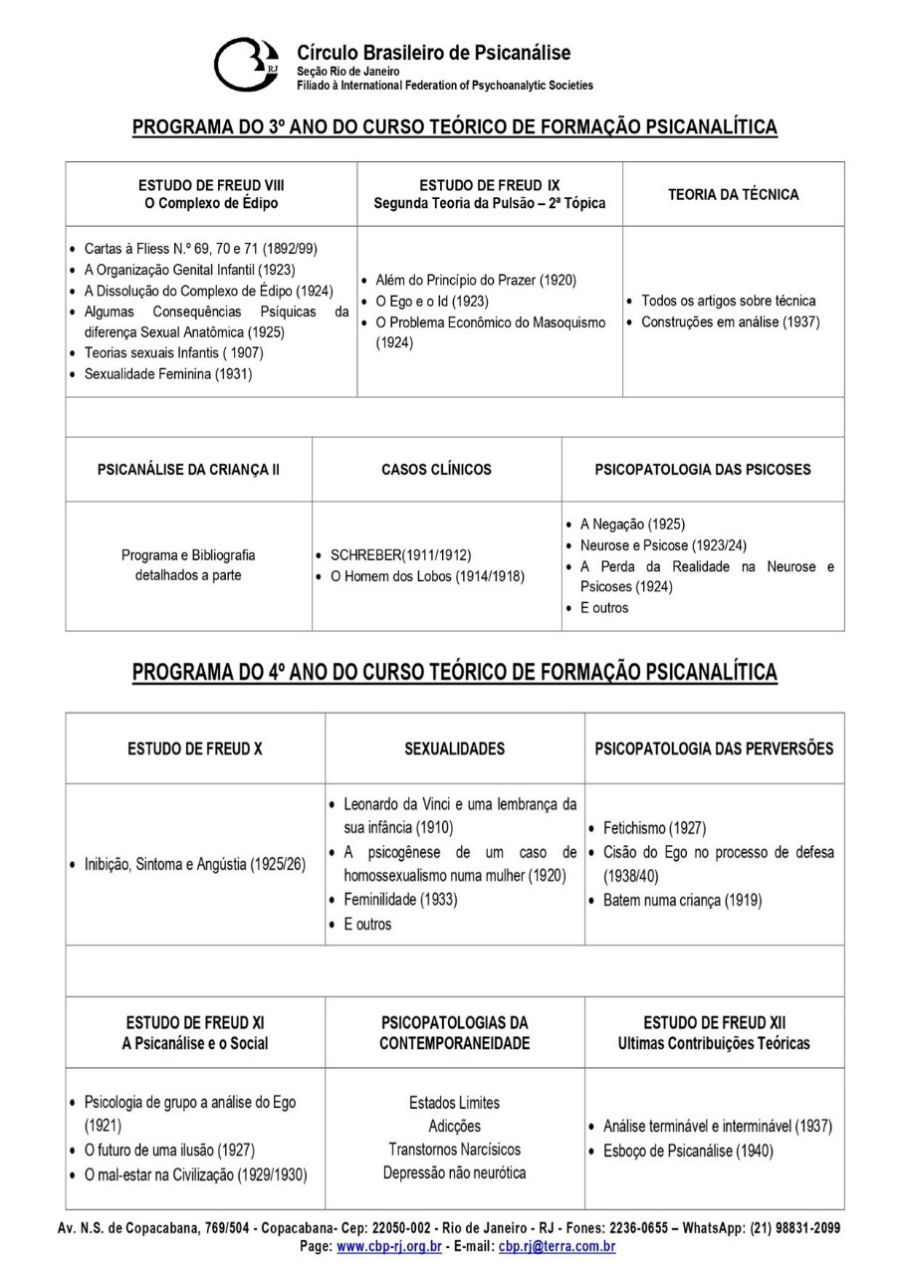 Curso de Formação